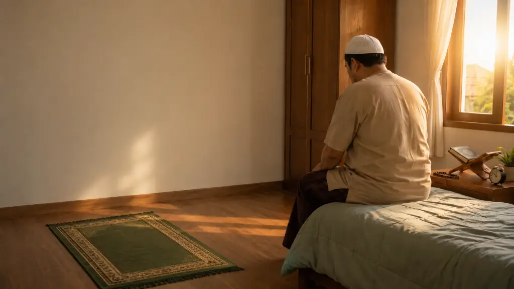 Suasana pagi yang tenang sebagai pengingat untuk memulai hari dengan mengingat Allah